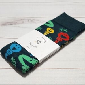 Foot Cardigan Men's Feeling Pine Holiday Crew Socks Large 8-11 - New With Tags